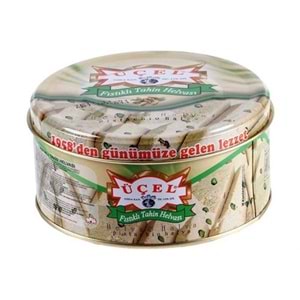 ÜÇEL HELVA FISTIKLI 830 GR TENEKE