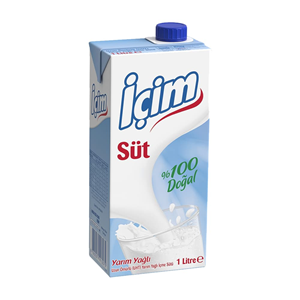 İÇİM SÜT 1 LT %1,5 YARIM YAĞLI