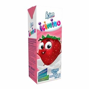 İÇİMİNO ÇİLEKLİ SÜT 180 ML