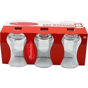 PAŞABAHÇE ÇAY BARDAK 42191 SADE 6LI