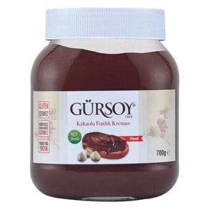 GÜRSOY KAKAOLU FINDIK KREMASI 700 GR