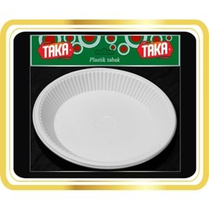 TAKA PLASTİK TABAK EXT.BÜYÜK 10 LU