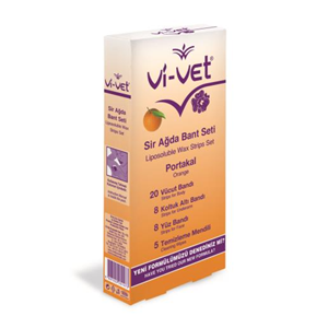 Vi-Vet Sir Ağda Bant Seti PORTAKAL 41'li