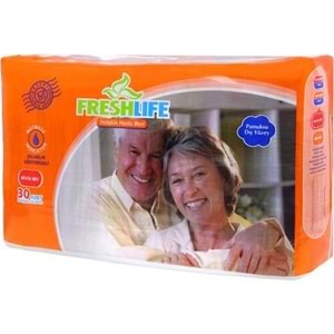 FRESH LİFE HASTA BEZİ ÇIRTLI LARGE 30 LU