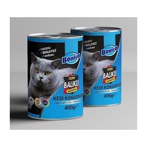 BONİSA KEDİ KONSERVE TON BALIKLI 400 GR