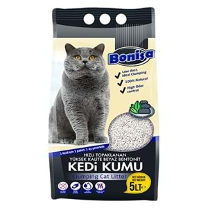 BONİSA KEDİ KUMU 5 LİTRE active karbon BENTONİT