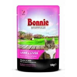 BONNİE 85gr ISLAK KEDİ MAMASI ÇİĞERLİ