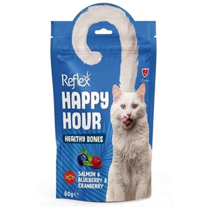 RefleX happy hour SAĞLIKLI KEMİKLER 60 GR KEDİ ÖDÜL MAMASI