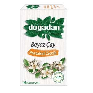 DOĞADAN BEYAZ ÇAY PORTAKAL ÇİÇEĞİ 18 Lİ