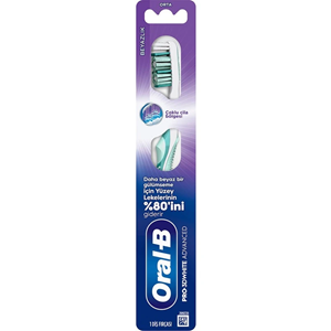 ORAL-B PRO-3DW ADV BEYAZLIK FİŞ FIRÇASI ORTA
