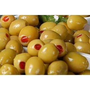 HABİR BİBERLİ YEŞİL ZEYTİN KG.