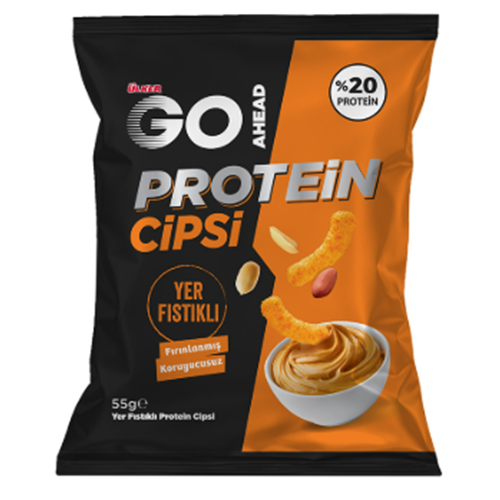ÜLKER GO AHEAD PROTEİN CİPSİ YER FISTIKLI 55 GR