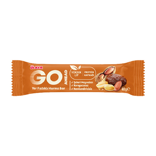 ÜLKER GO AHEAD YER FISTIKLI MEYVE BAR 40 GR