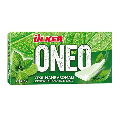 ÜLKER ONEO SLİMS YEŞİL NANE 14 GR