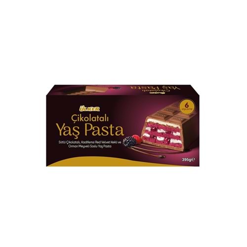 ÜLKER ÇİKOLATALI YAŞ PASTA 325 GR 6 KİŞİLİK
