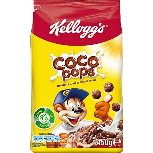 ÜLKER K-COCO POPS 450GR.