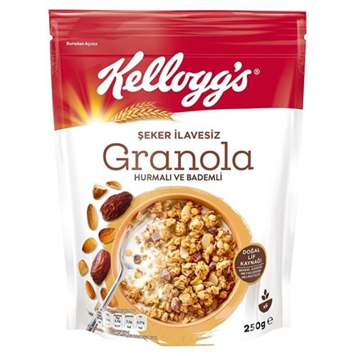 KELLOGS GRANOLA HURMA BADEM 250 GR