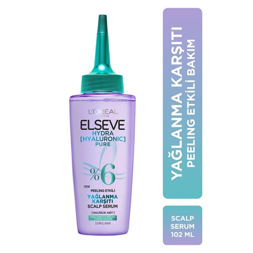 ELSEVE Hydra Hyaluronic Peeling Etkili Yağlanma Karşıtı Saç Derisi Serumu 102ML