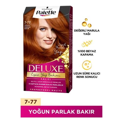 PALETTE DELUX 7-77 YOĞUN PARLAK BAKIR.
