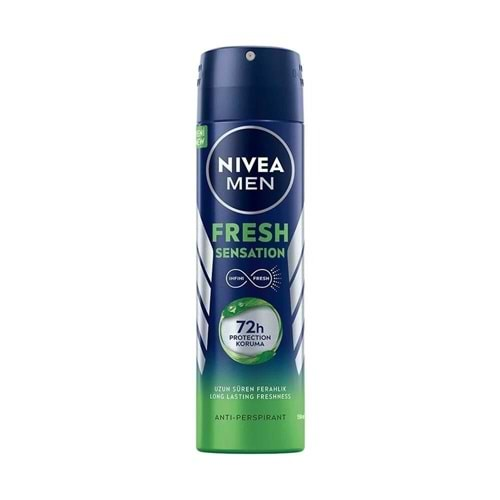 NIVEA DEODORANT SPREY FRESH SENSATİON 150 ML ERKEK