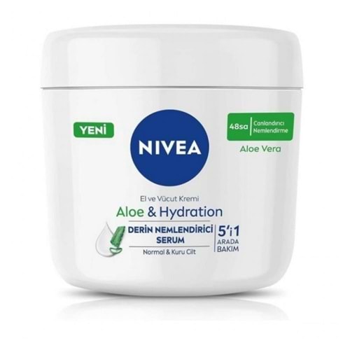Nivea Aloe Vera El ve Vücut Bakım Kremi 400ml