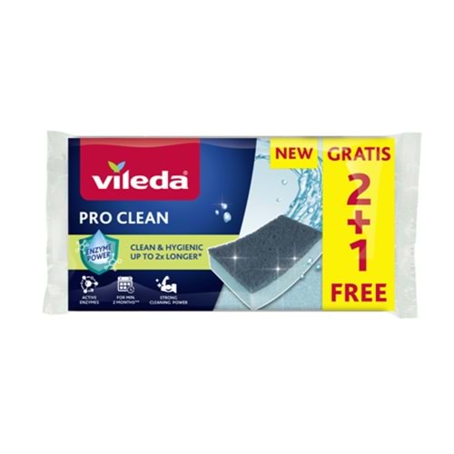 VİLEDA SÜNGER PRO CLEAN KLASİK 3 LÜ