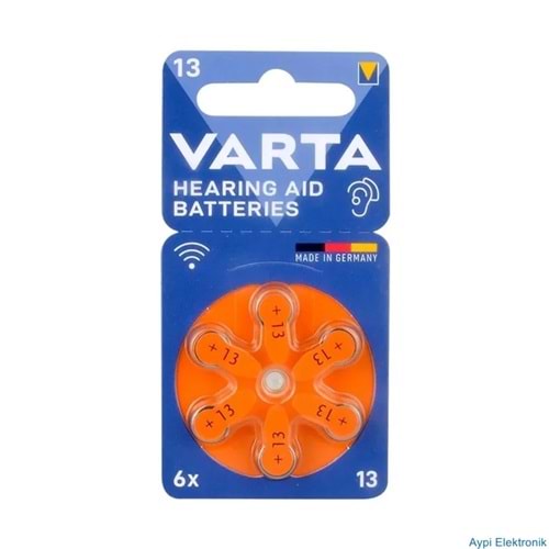 Varta işitme cihazı pili NO:13