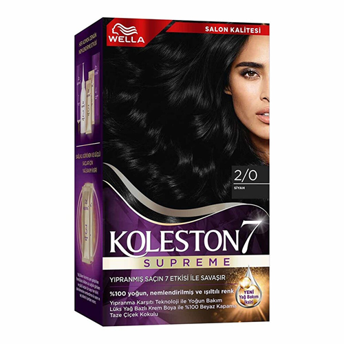 KOLESTON SUPREME KIT 2/0 SİYAH SAÇ BOYASI