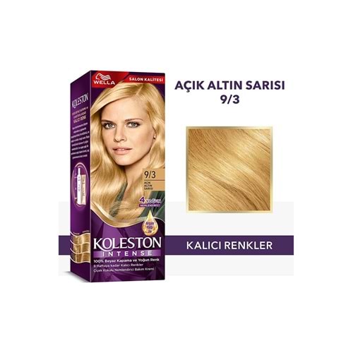 Koleston Intense 9/3 Açık Altın Sarısı *24