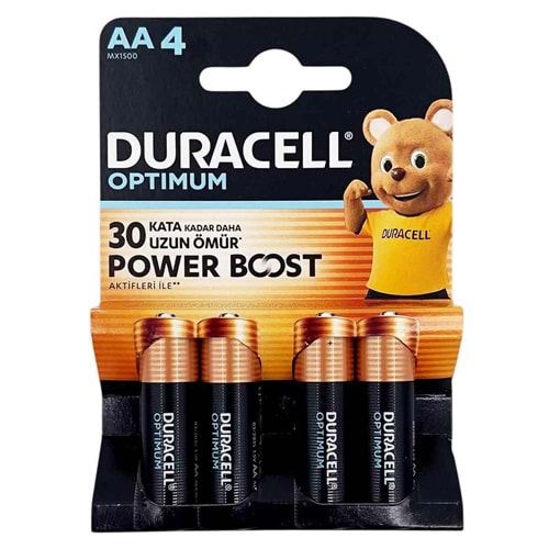 DURACELL OPTİMUM KALEM PİL 4 LÜ.
