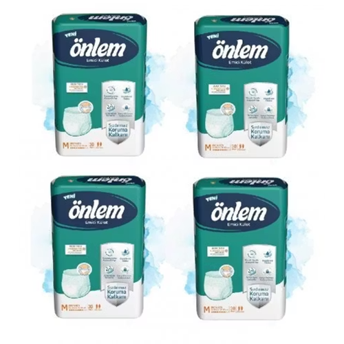 Önlem Yetişkin Emici Orta Boy Medium 4x30 Adet Külot Bezi
