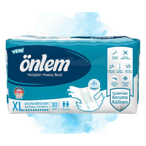 Önlem XL Beden 30x4 120 Adet Yetişkin Hasta Bezi