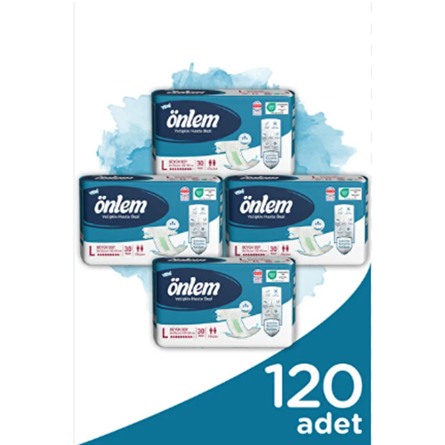 Önlem Belbantlı L 120 Adet Yetişkin Hasta Bezi