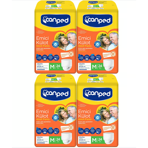 Canped M 4x24 Adet Emici Külot Yetişkin Hasta Bezi