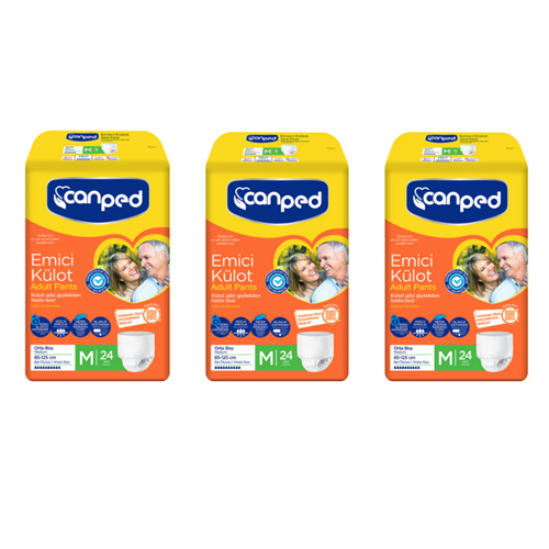 Canped Orta Boy Medium 72'li Emici Külot