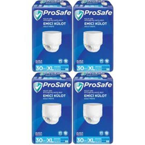 Prosafe 4 Paket 30'lu XL-Extra Large Emici Külot Hasta Bezi