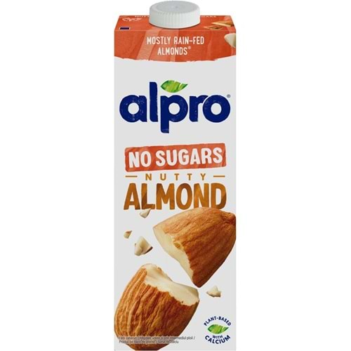 ALPRO BADEM SÜTÜ ŞEKERSİZ 1 LİTRE