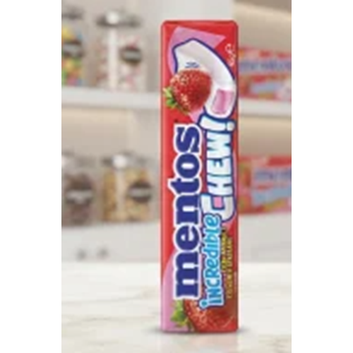 MENTOS CHEW ÇİLEK AROMALI 45 GR