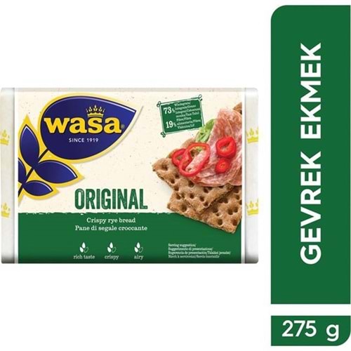 WASA GEVREK EKMEK SADE 275 GR