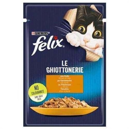 FELIX AGAIL GiJ TAVUKLU Pouch26x85g IT KEDİ MAMASI