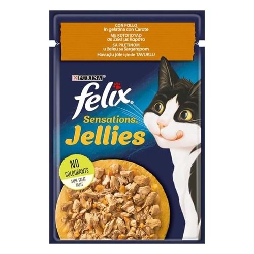 FELIX Sensations GiJ TAVUK VE HAVUÇLU YETİŞKİN 26x85g IT