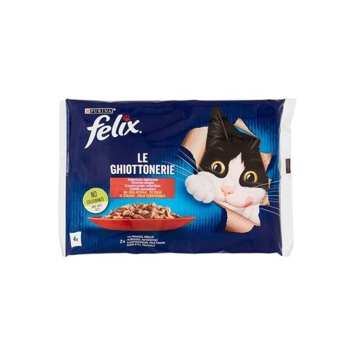 FELIX AGAIL GiJ MV SIĞIR VE TAVUK ETLİ 12(4x85g) IT