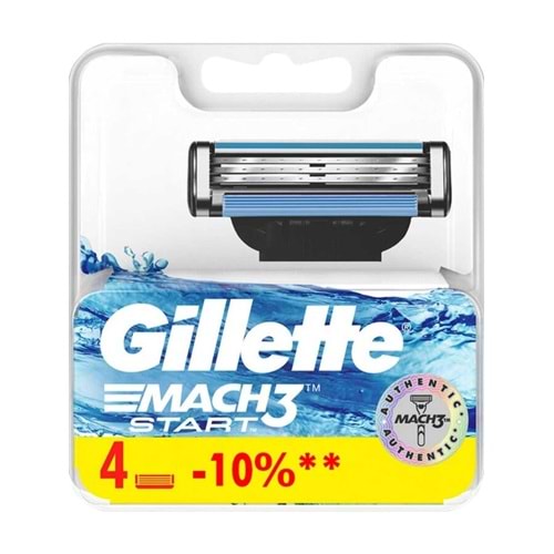 GİLLETTE MACH3 START 4LÜ BICAK