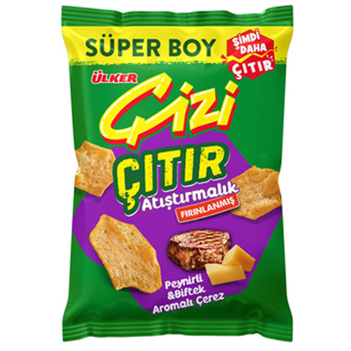 ÜLKER ÇİZİ ÇITIR PEYNİR BİFTEK 120 GR