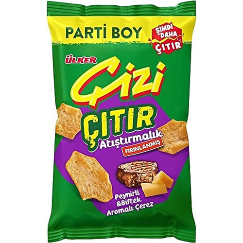 ÜLKER ÇİZİ ÇITIR PARTİ PEYNİR BİFTEK 160 GR