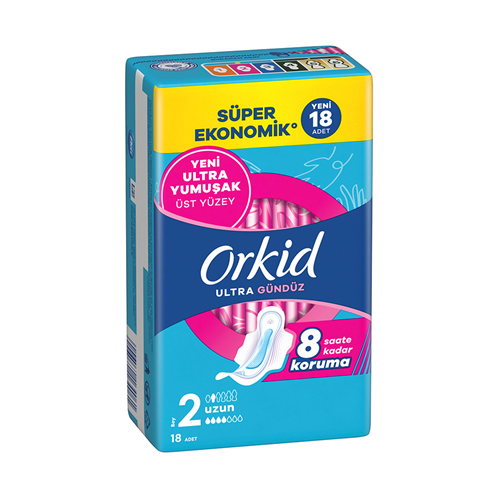 ORKİD ULTRA EXTRA DÖRTLÜ NO:2 UZUN 18 Lİ