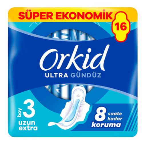ORKİD ULTRA EXTRA DÖRTLÜ NO:3 UZUN EXTRA 16 LI