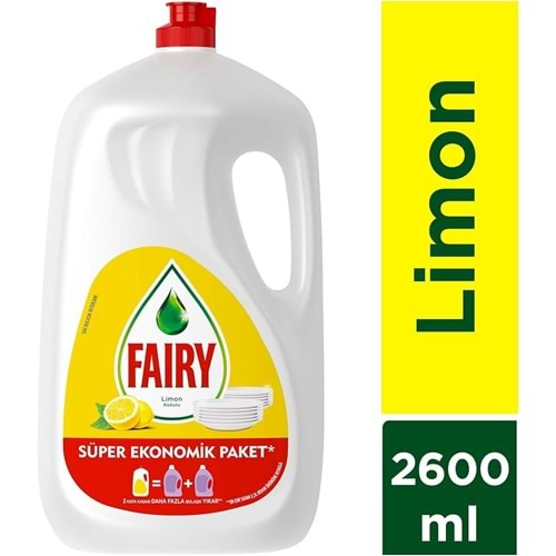 FAİRY BULAŞIK DETERJANI 2600ML LİMON