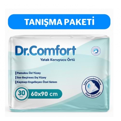 DR.COMFORT YATAK KORIYUCU ÖRTÜ 60*90 30 lu