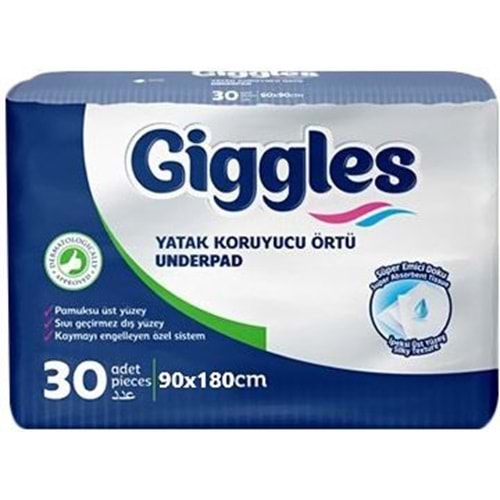 GIGGLES YATAK KORUYUCU ÖRTÜ 90*180 30 LU